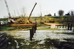 Captains Cove Driving Piling for Grade Beams